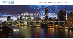 Desktop Screenshot of filebound.com.au